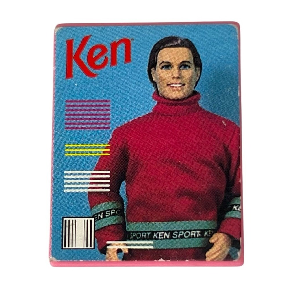 1999 Barbie Blue Jet Air‎ Plane Vintage Ken Magazine Small Mini Accessory 1.5"